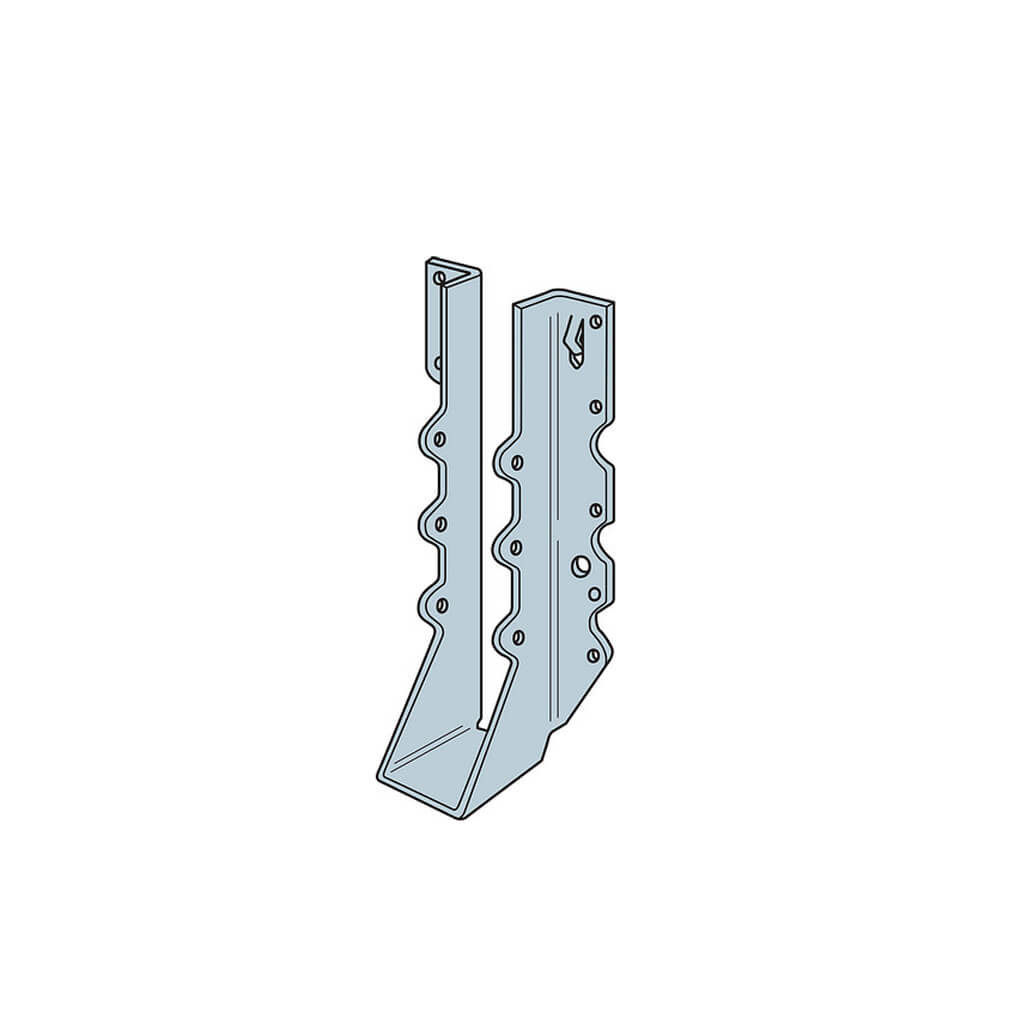 SIMPSON Strong-Tie LU210 Single 2 in. x 10 in. 20-Gauge G90 Galvanized Standard Face-Mount Joist Hanger (50-Pack)