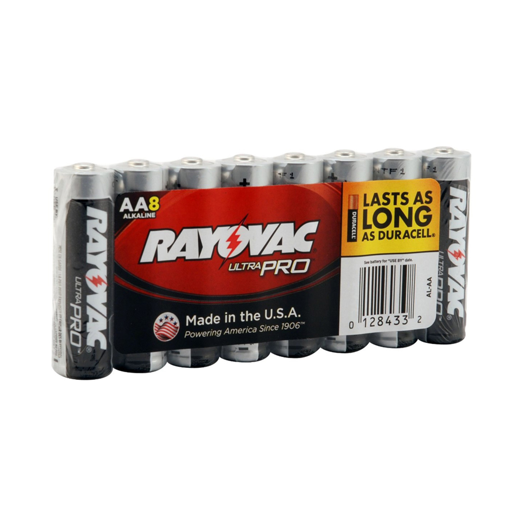 RAYOVAC ULTRA-PRO Alkaline AA Battery (8-Pack)