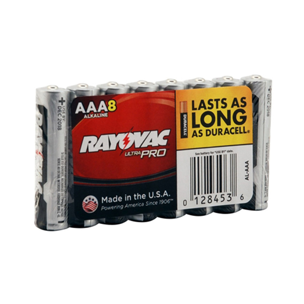 RAYOVAC ULTRA-PRO Alkaline AAA Battery (8-Pack)