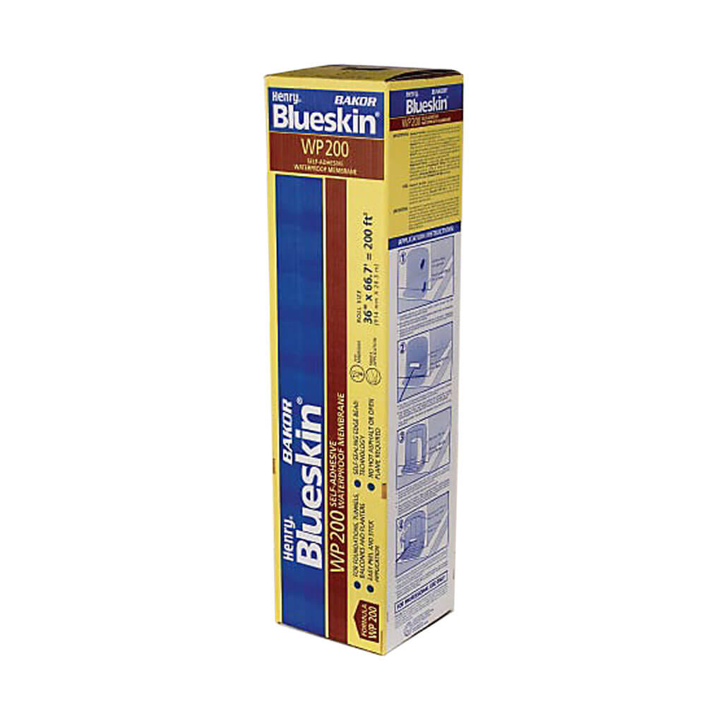 Henry Bakor BHWP200937 36 in. x 66.7 ft. Blueskin WP200 Self-Adhered Foundation Waterproof Membrane
