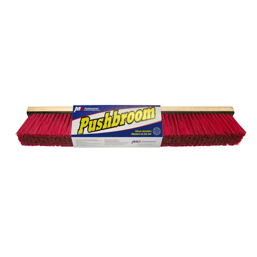 M2 PB-G24 24 in. Stiff Bristol Garage Concrete Floor Push Broom Head