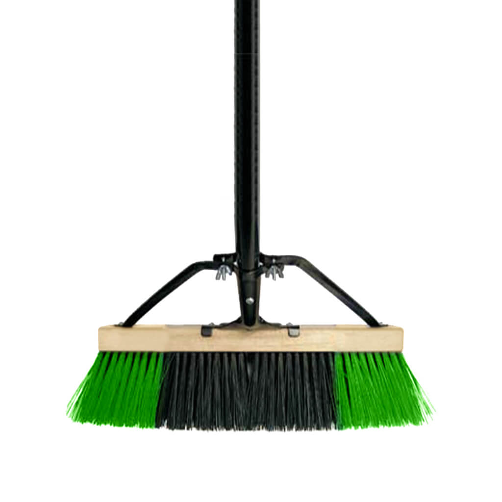 M2 PB700GB18 18 in. Green and Black Medium Stiffness Push Broom
