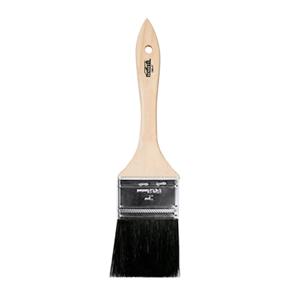 Bennett C60-2 2 in. Black Pure Bristle Paint Brush