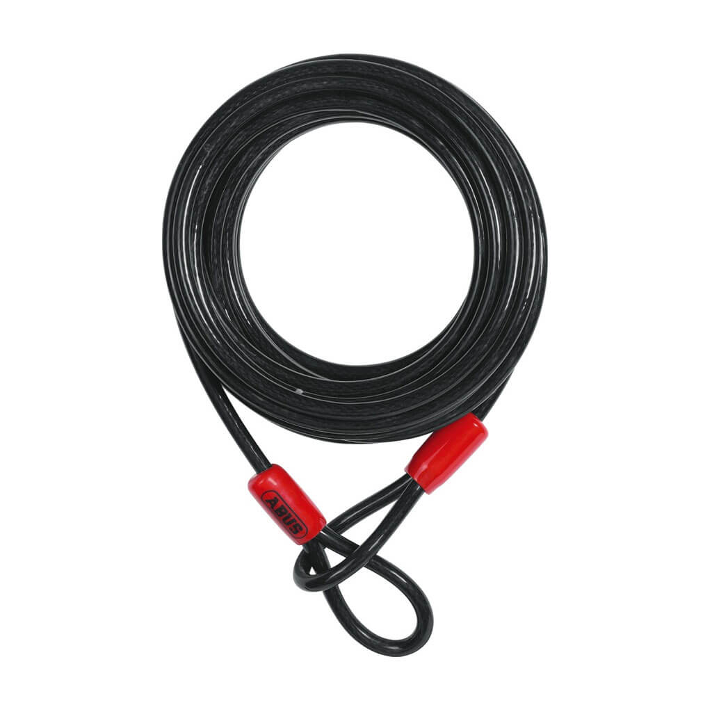 ABUS 10/1000 Cobra 3/8 in. x 32 ft. Black Flexible Security Loop Steel Cable