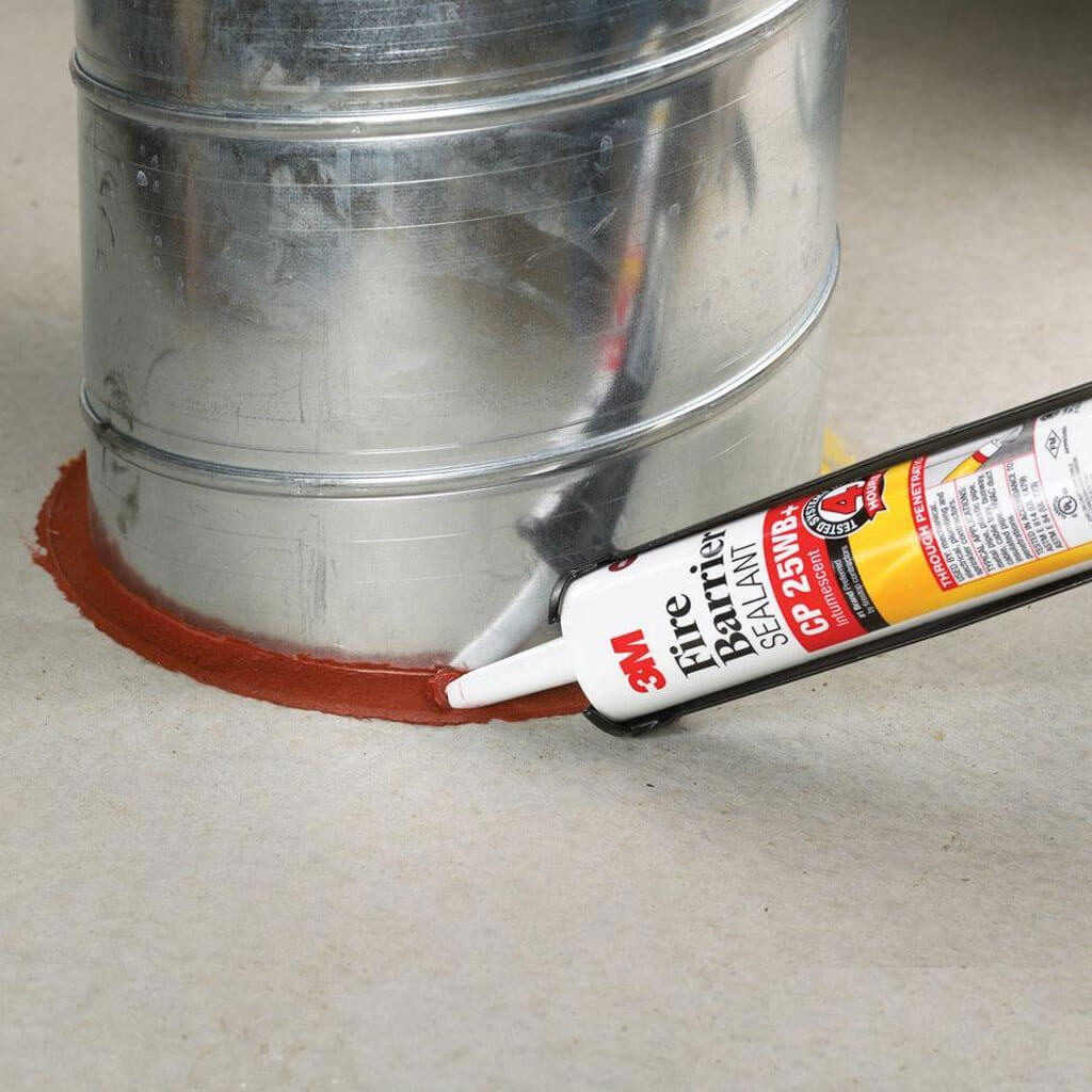 3M 7000006383 298mL CPWB25+ Red Fire Barrier Sealant