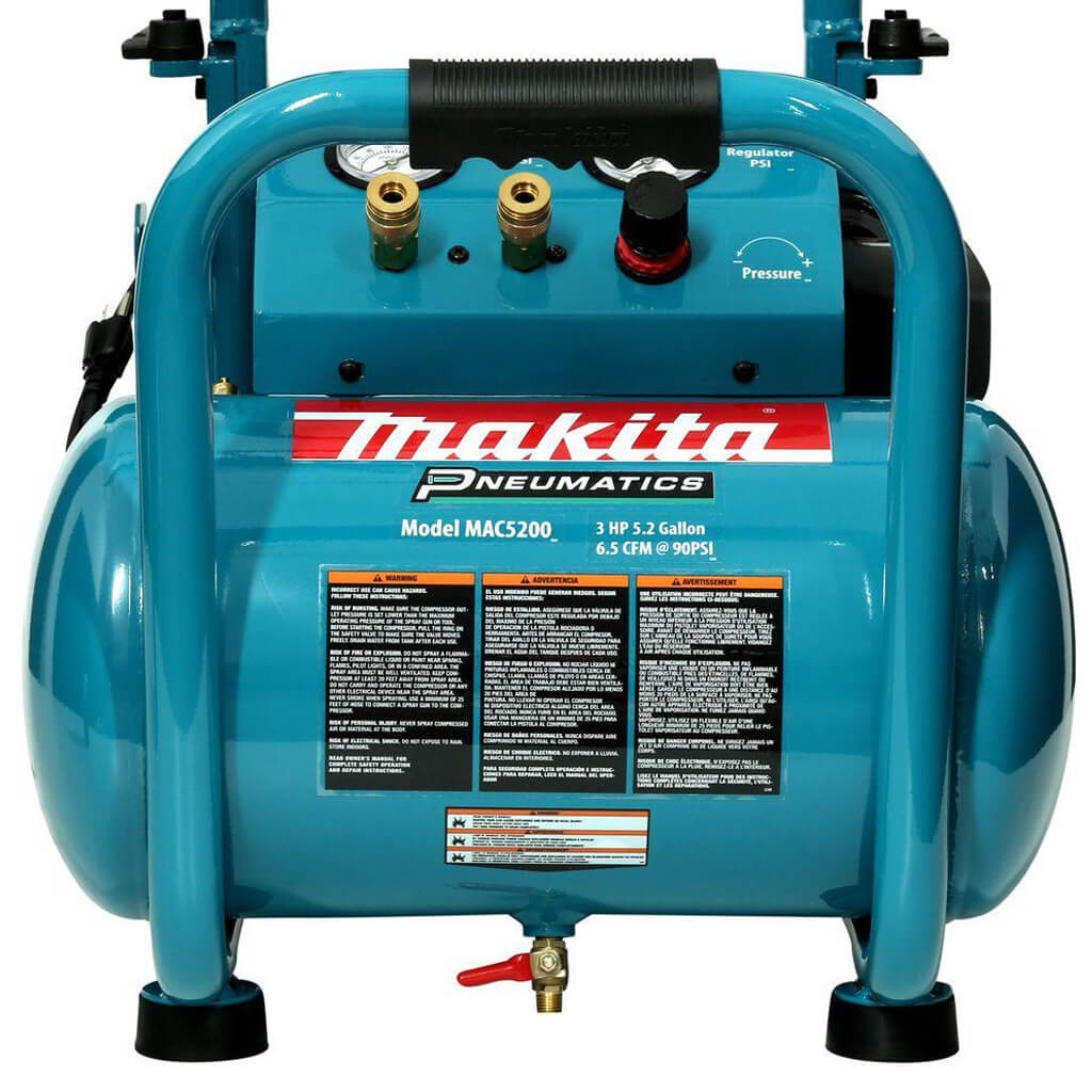 Makita MAC5200 3.0 HP 5.2-Gallon Big Bore Electric Air Compressor