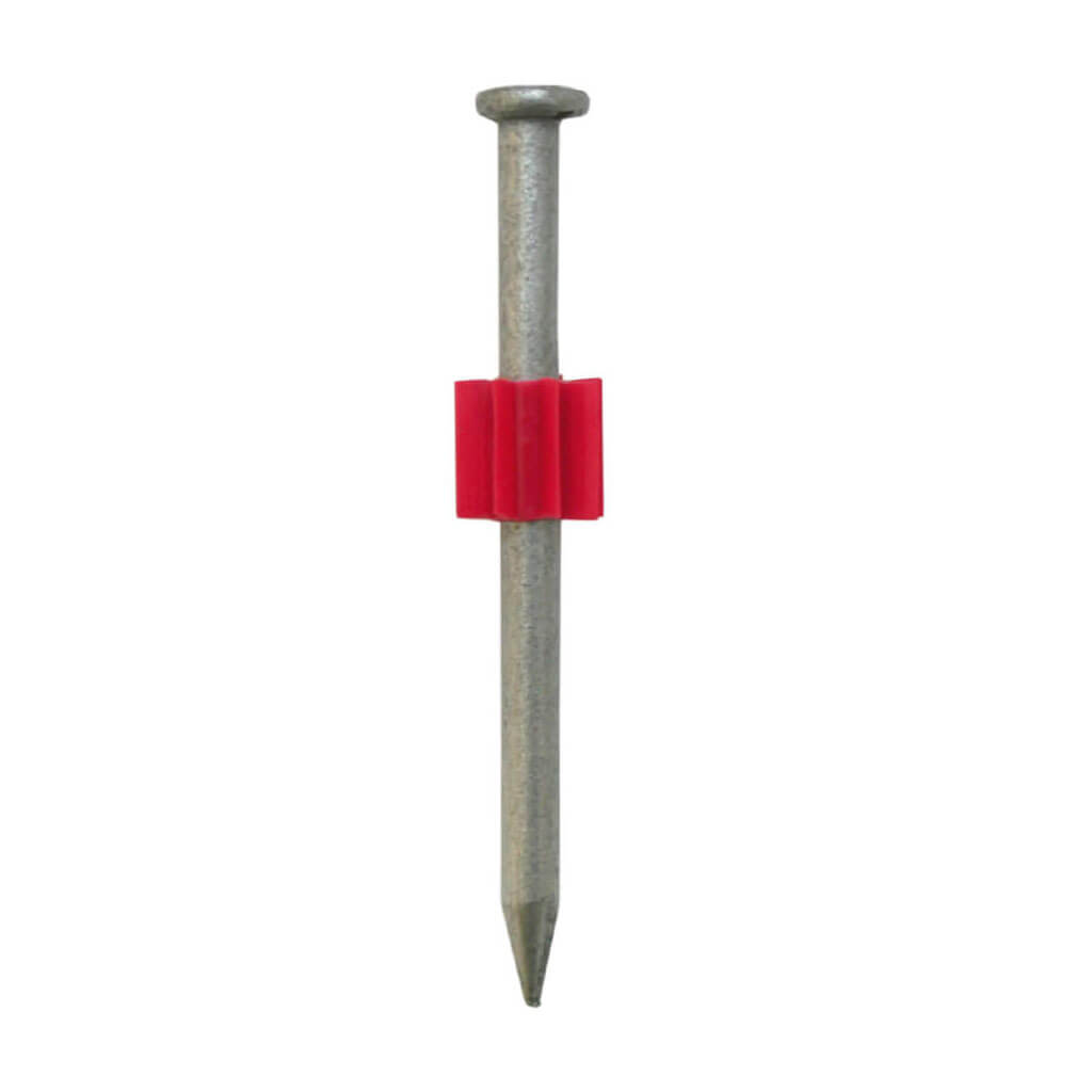 DuraDrive 2-1/4 in. x .300 in. Bright Finish Flat Head Fluted Concrete and Steel Drive Pins (100-Pack)