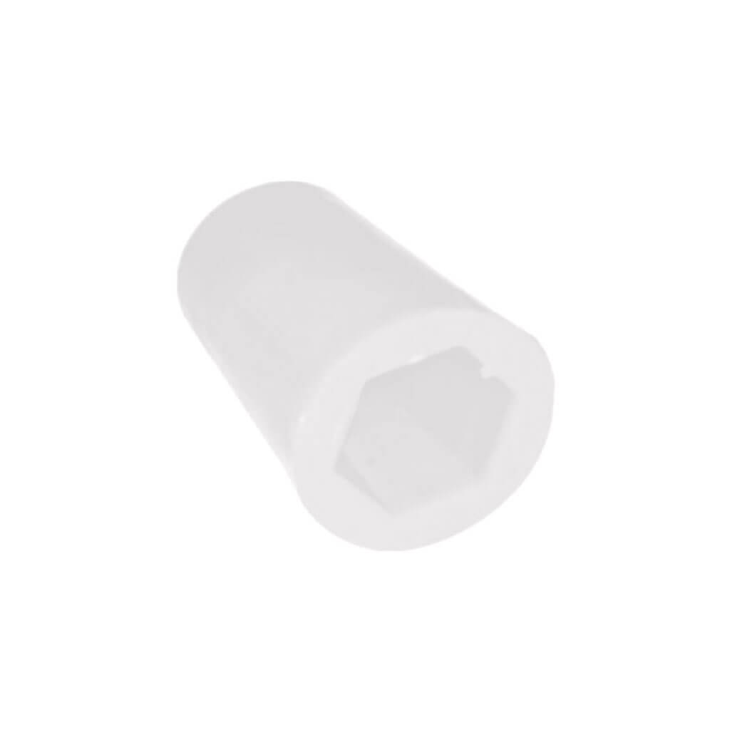 DuraDrive FormaCONE 2 in. x 1/2 in. White Threaded Plastic Coil Set Back Cone (200-Pack)