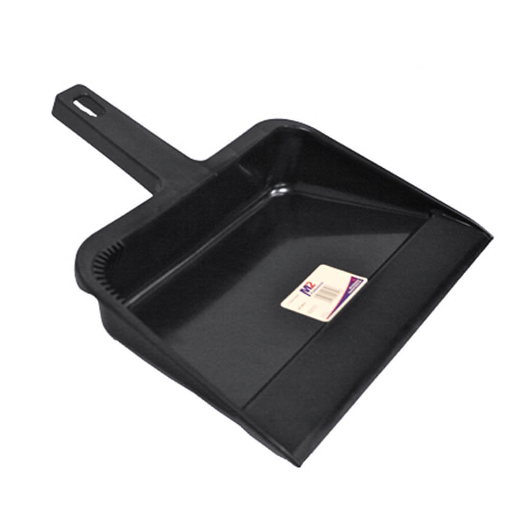 M2 DP-H614 12 in. Black Plastic Dust Pan