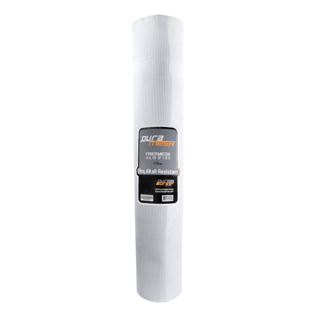 Duramesh 38 in.  x  50 Yd White Eifs Stucco Fibremesh 