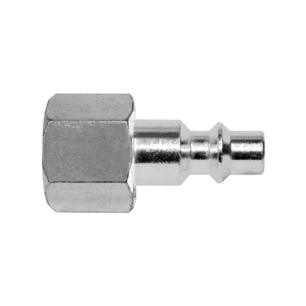 DuraDrive DFM38F 3/8 in. Air Hose Zinc Coated Female Plug Fitting Coupler