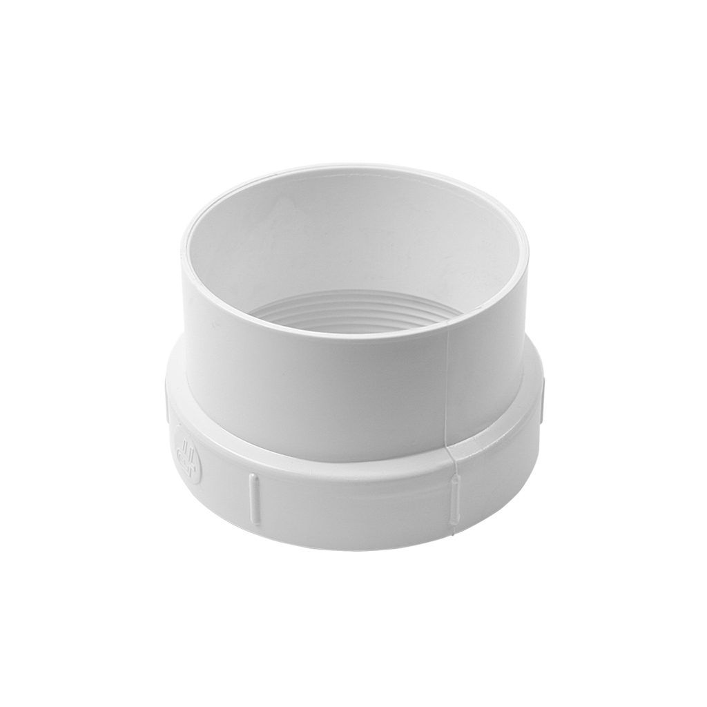 Royal Pipe 4 in. White PVC Female Pipe Thread Fitting Cleanout Spigot