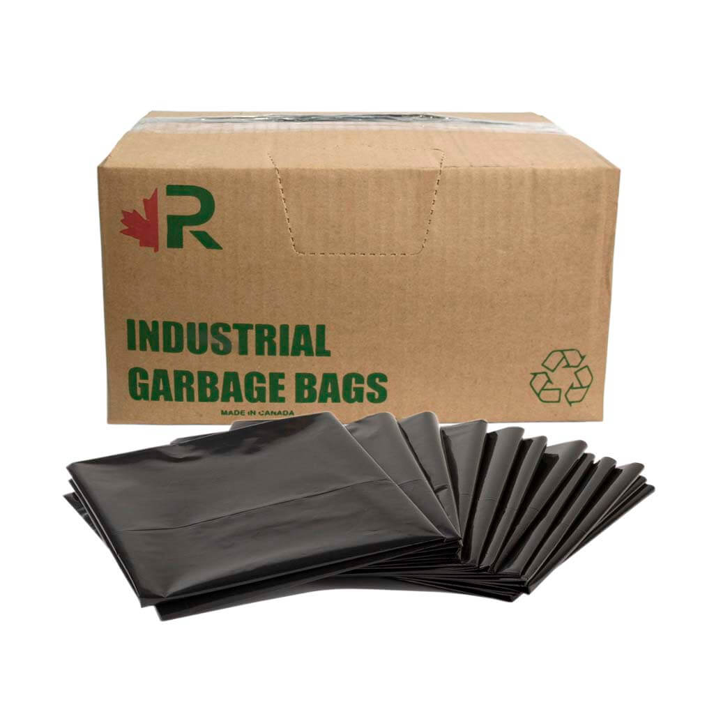 24 in. x 22 in. Black Garbage Bag (500-Pack)