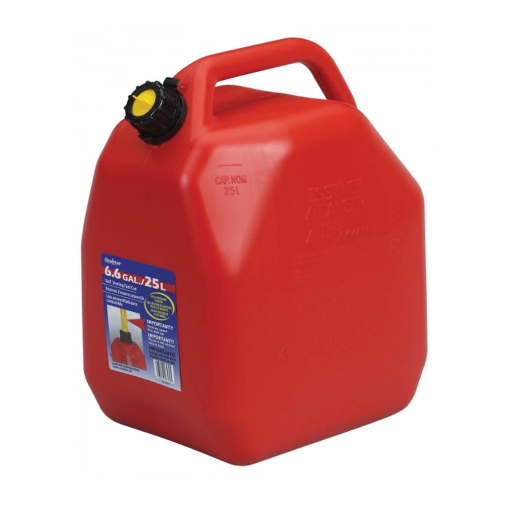 Scepter 25-Litre Red Self-Venting Gasoline Jerry Fuel Can