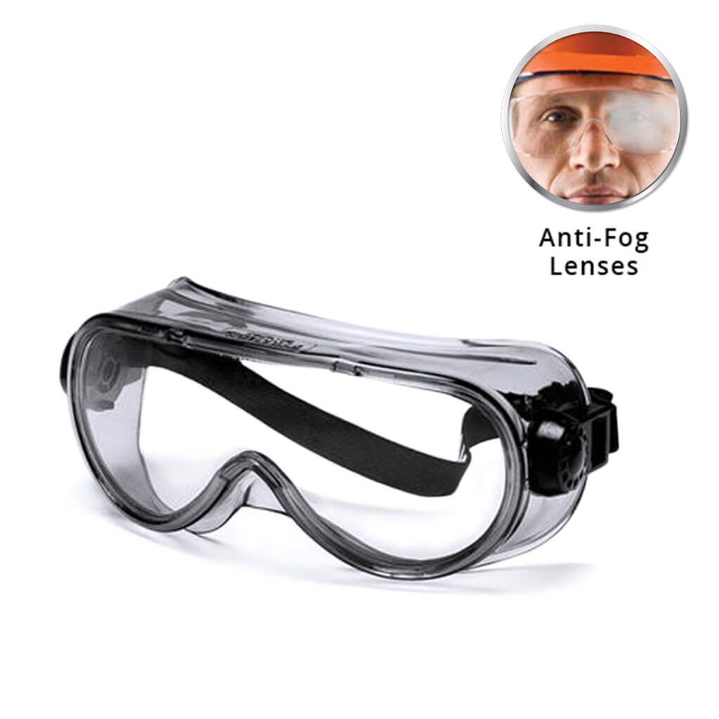 Pyramex Chemical Splash Goggle with Anti-Fog Clear Lens