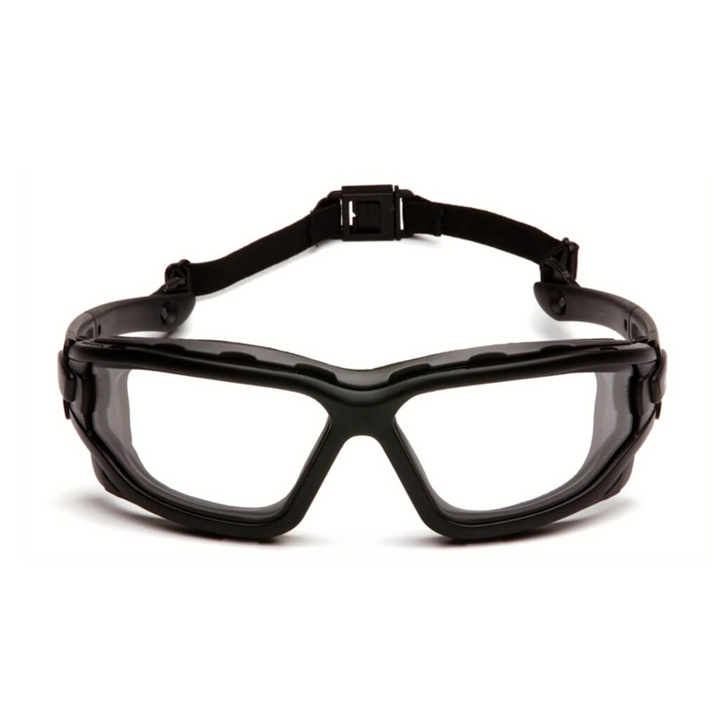 Pyramex I-Force Dual Pane Safety Glasses with Clear Anti-Fog Lens