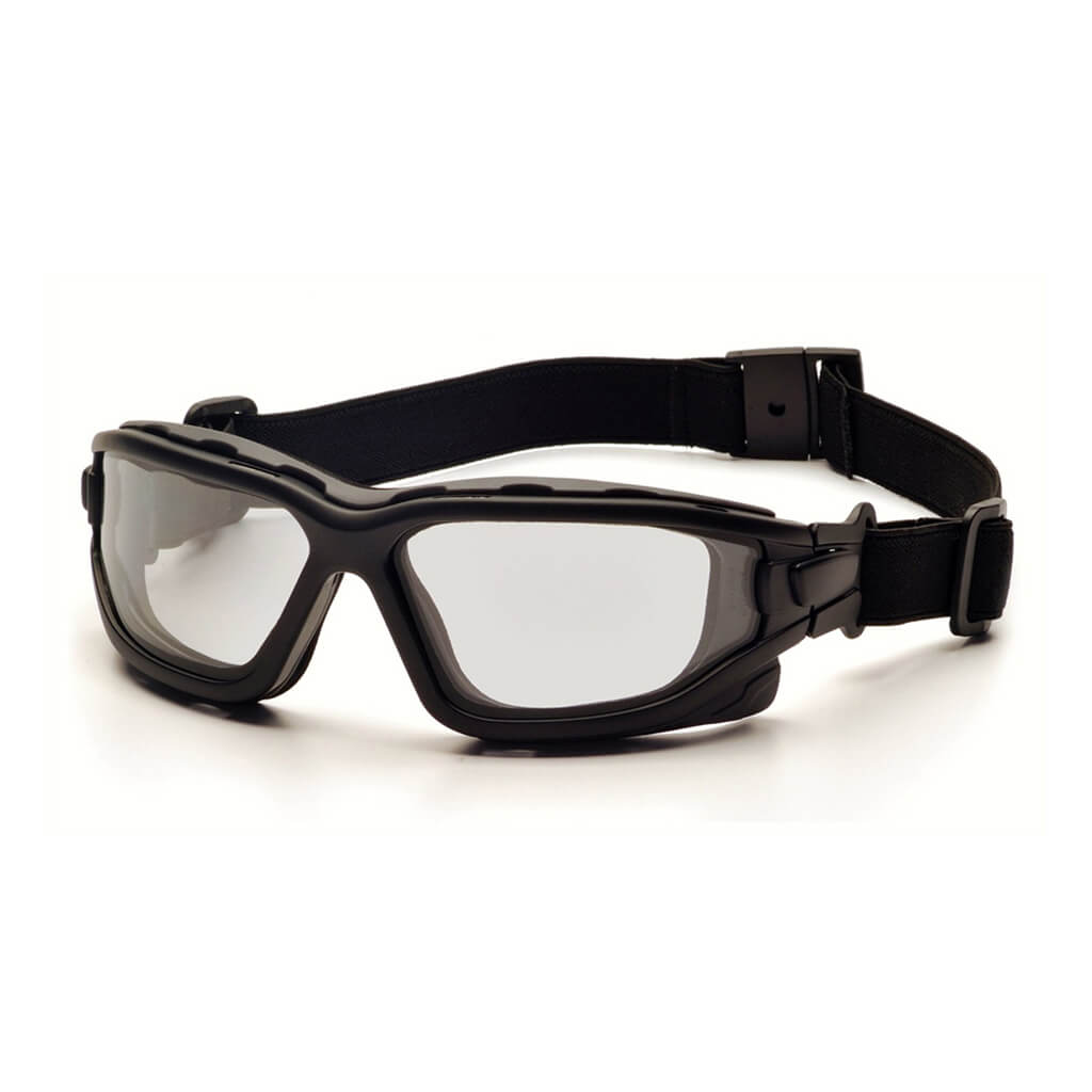 Pyramex I-Force Dual Pane Safety Glasses with Clear Anti-Fog Lens