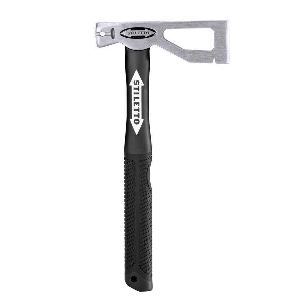 Stiletto LATHAXE10-F 10 oz. 13 in. Poly Fibreglass Handle Titanium Milled Face Roofers Hammer