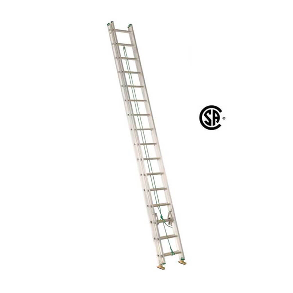 LITE LP2032 32 ft. Aluminum Extension Ladder with 225 lb. Load Capacity Type II Duty Rating