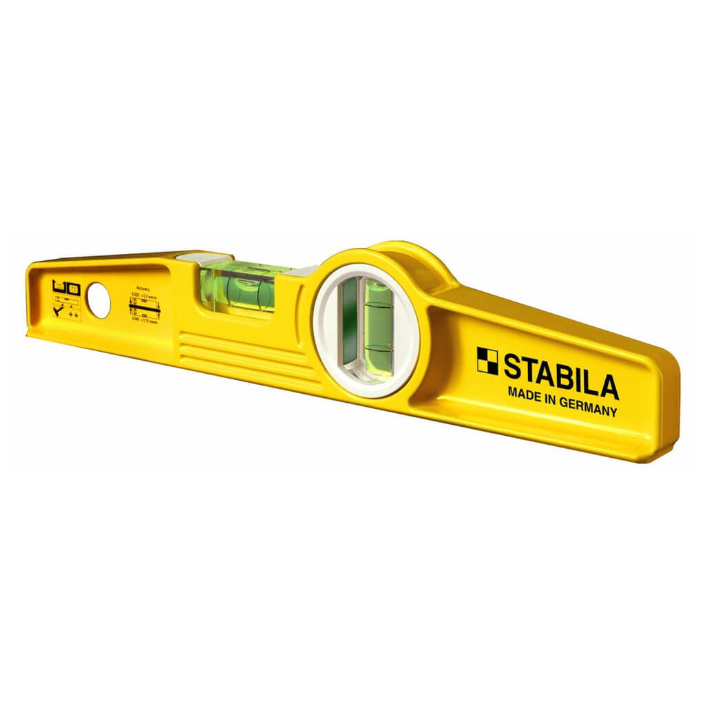 STABILA 25010 10 in. TYPE 81S Die-Cast Torpedo Level