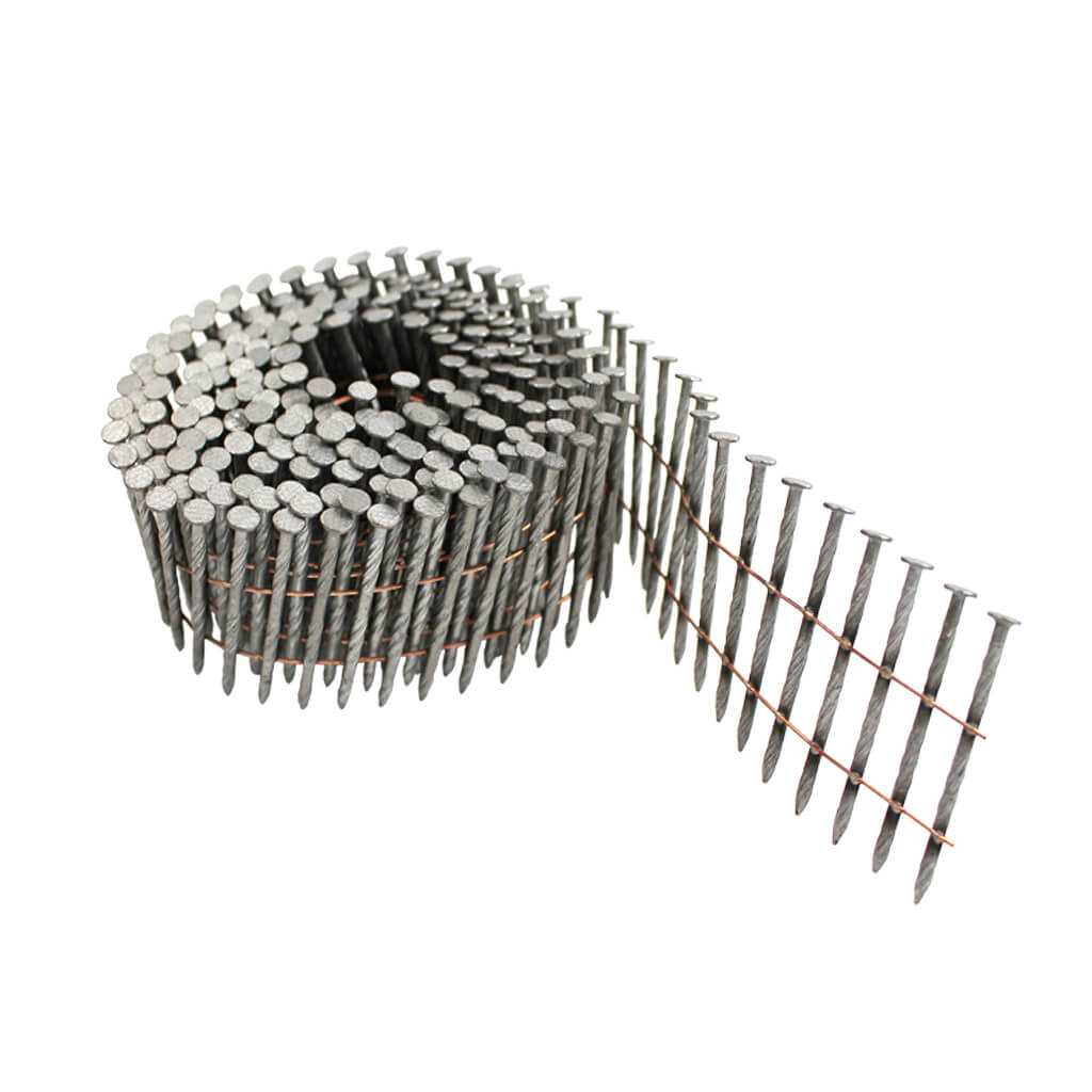 DuraDrive 2 in. Hot-Dip Galvanized Ring Shank Flat Top Coil Framing Nails (4,500-Box)