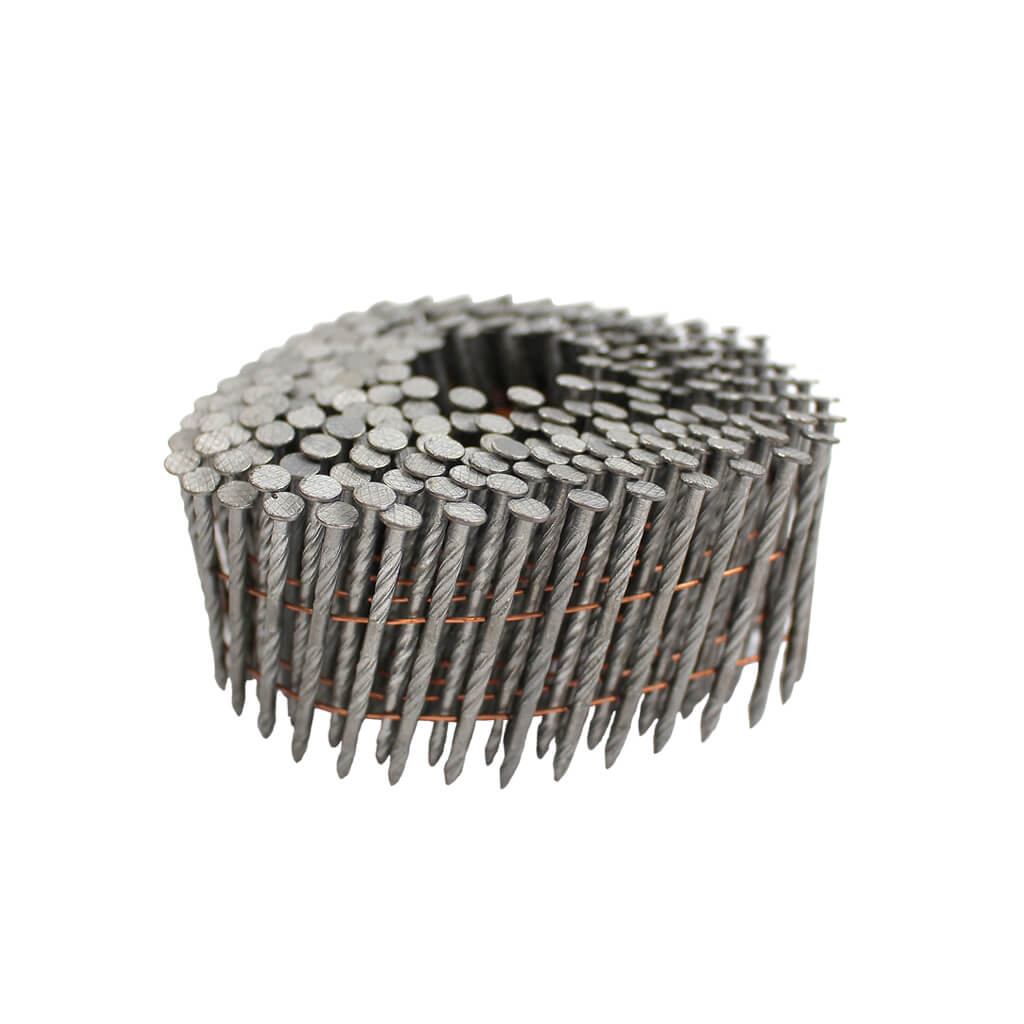 DuraDrive 2 in. Hot-Dip Galvanized Ring Shank Flat Top Coil Framing Nails (4,500-Box)