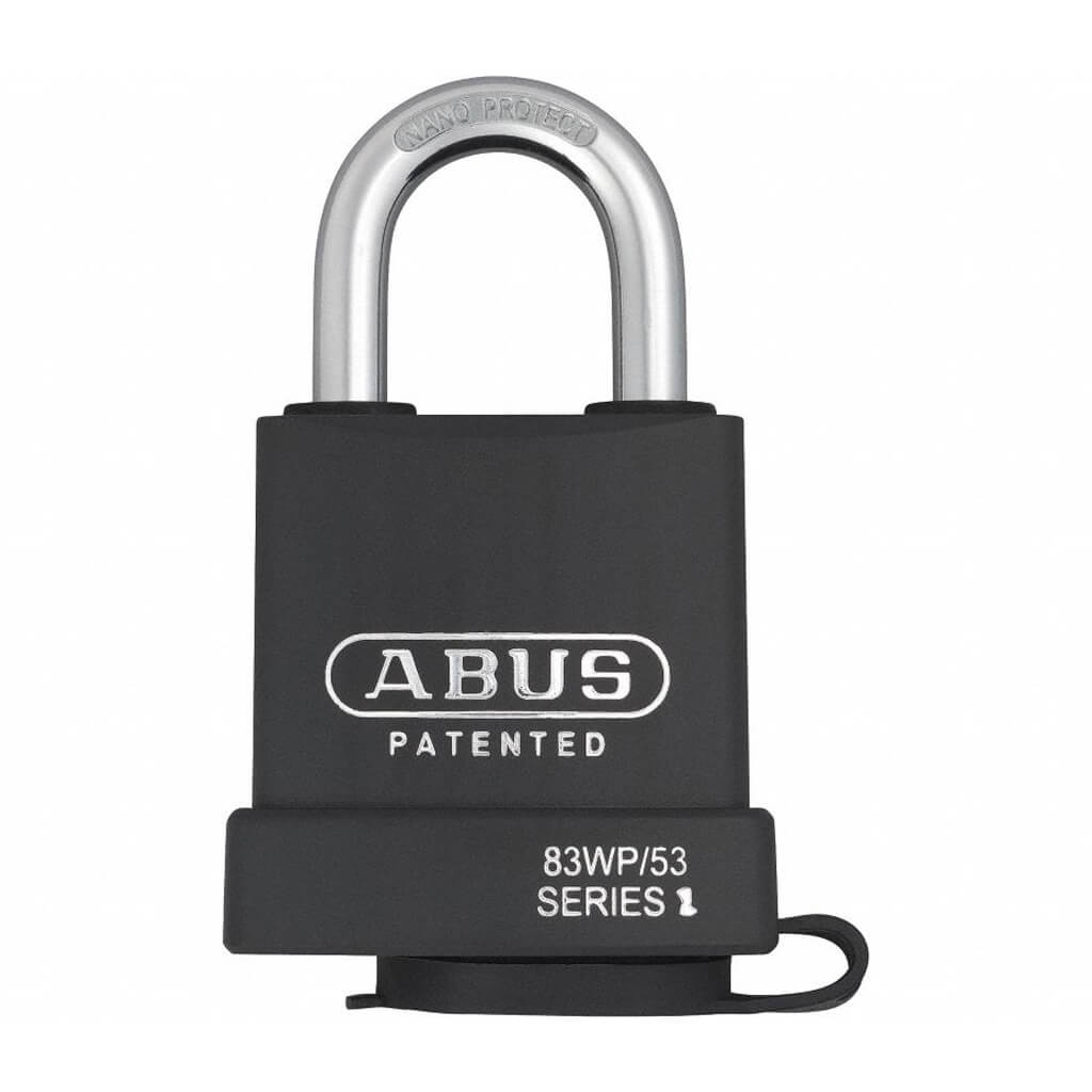 ABUS 83WP/53-300-KD 2-1/4 in. Body x 1-7/64 in. Shackle Extreme Weather Hardened Steel Keyed Different Padlock