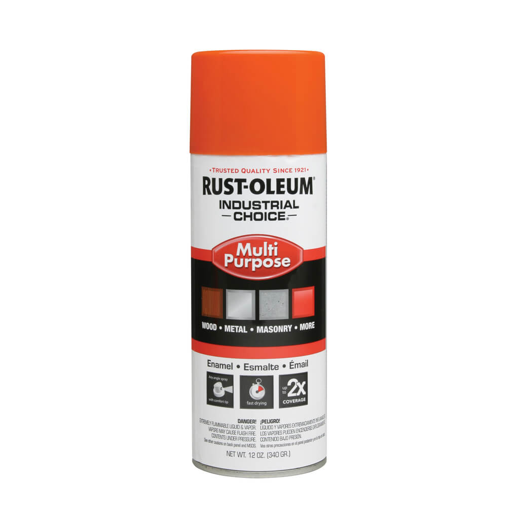 Rust-Oleum 1654830 12 oz. Fluorescent Orange Multi-Purpose Acrylic Enamel Spray Paint