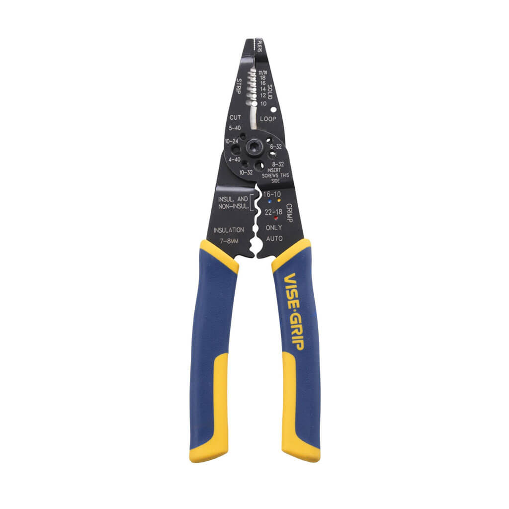 IRWIN 2078309 Vise-Grip 8 in. Insulated 10-22 AWG Multi Tool Stripper, Cutter and Crimper