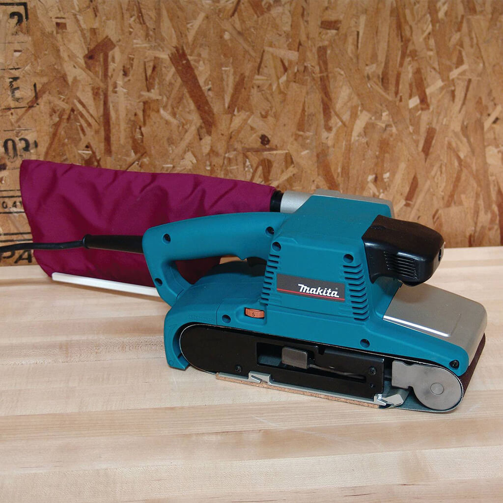 Makita 9404 8.8 Amp 4 in. x 24 in. Variable Speed Belt Sander with Dust Bag