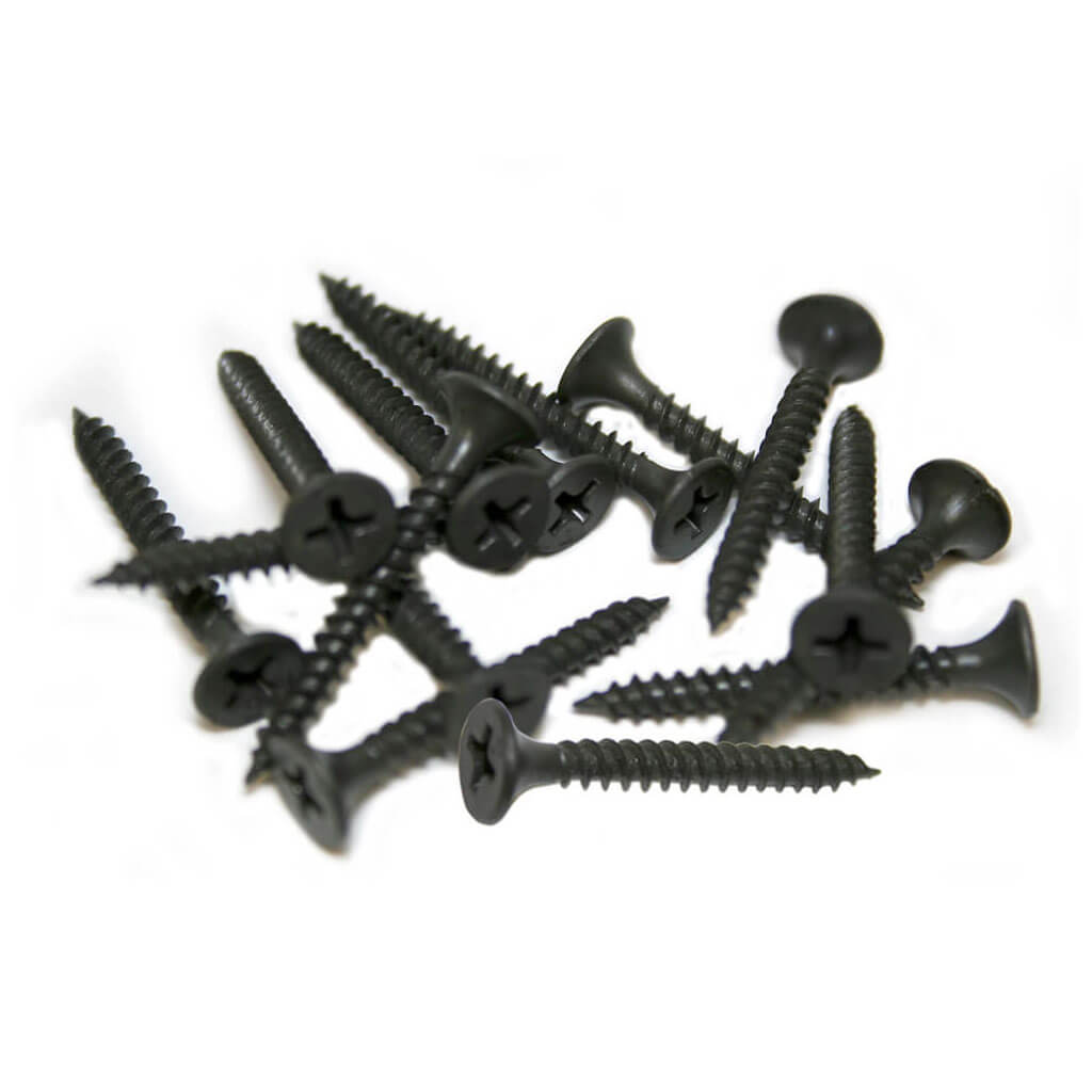 DuraDrive #6 x 1-1/4 in. Black Phosphate Coated Bugle Head Phillips Drive Fine Thread Drywall Screws (8,000-Box)