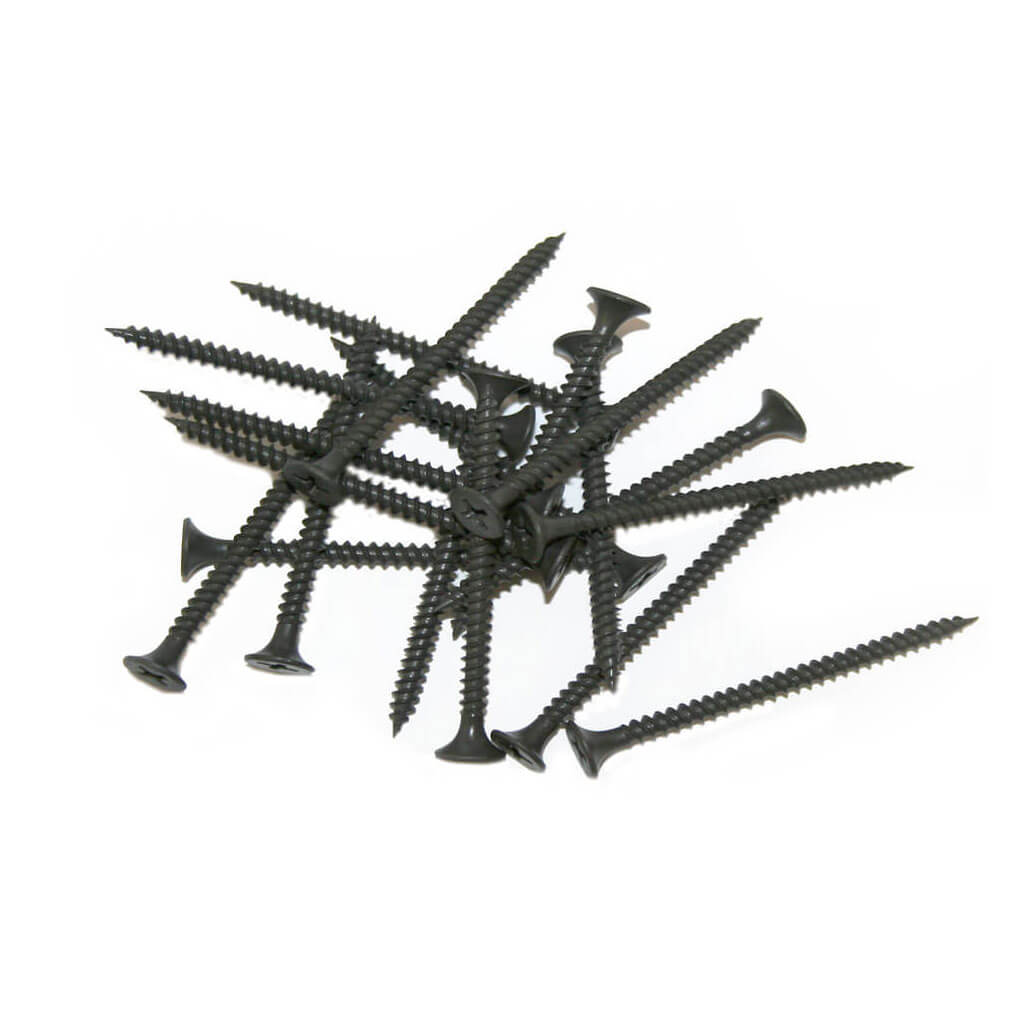 DuraDrive #1 x 1-5/8 in. Black Phosphate Coated Bugle Head Phillips Drive Fine Thread Drywall Screws (5,000-Box)