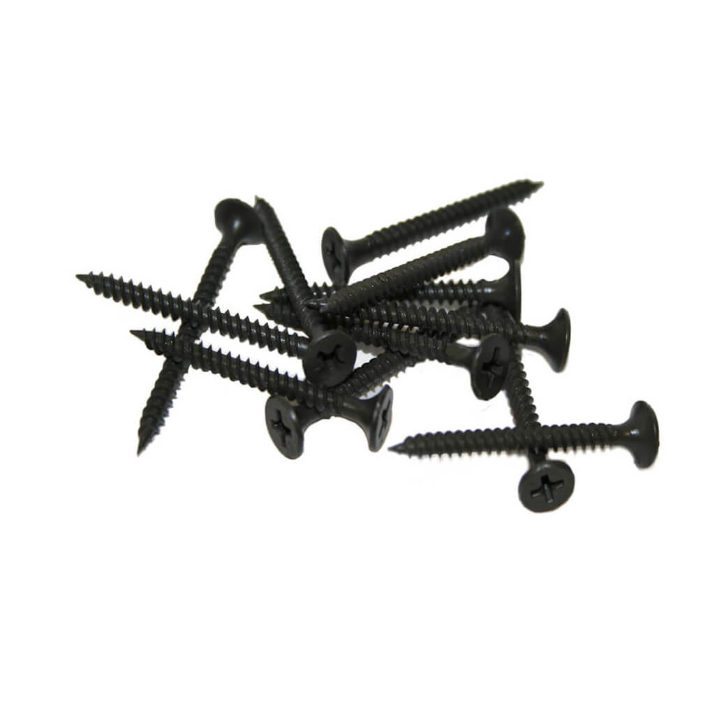 DuraDrive #6 x 1-1/4 in. Black Phosphate Coated Bugle Head Phillips Drive Coarse Thread Drywall Screws (8,000-Box)
