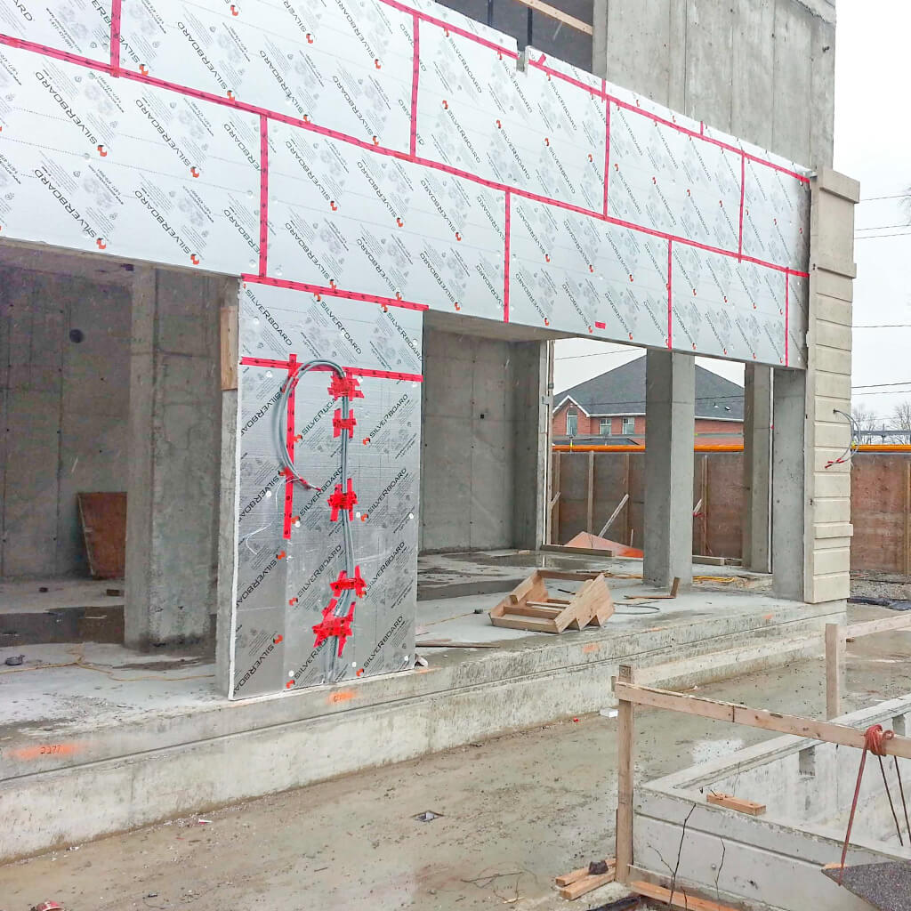 Amvic SilveRboard SB35S1500S 1-1/2 in. x 4 ft. x 8 ft. Type-3 Under Slab Rigid Foam Board Insulation