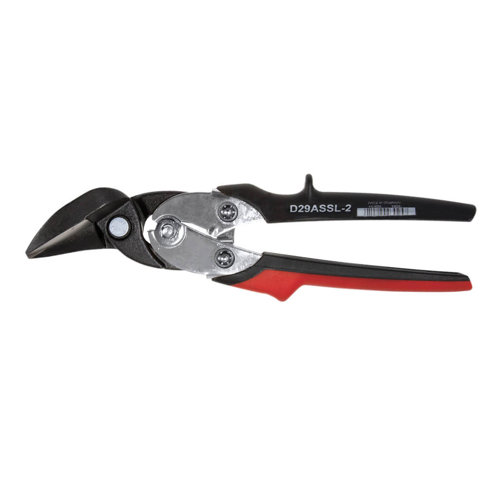 BESSEY D29ASSL-2 10-1/4 in. Offset Left/Shape/Straight Cut Compound Leverage Continuous Cutting Snips 