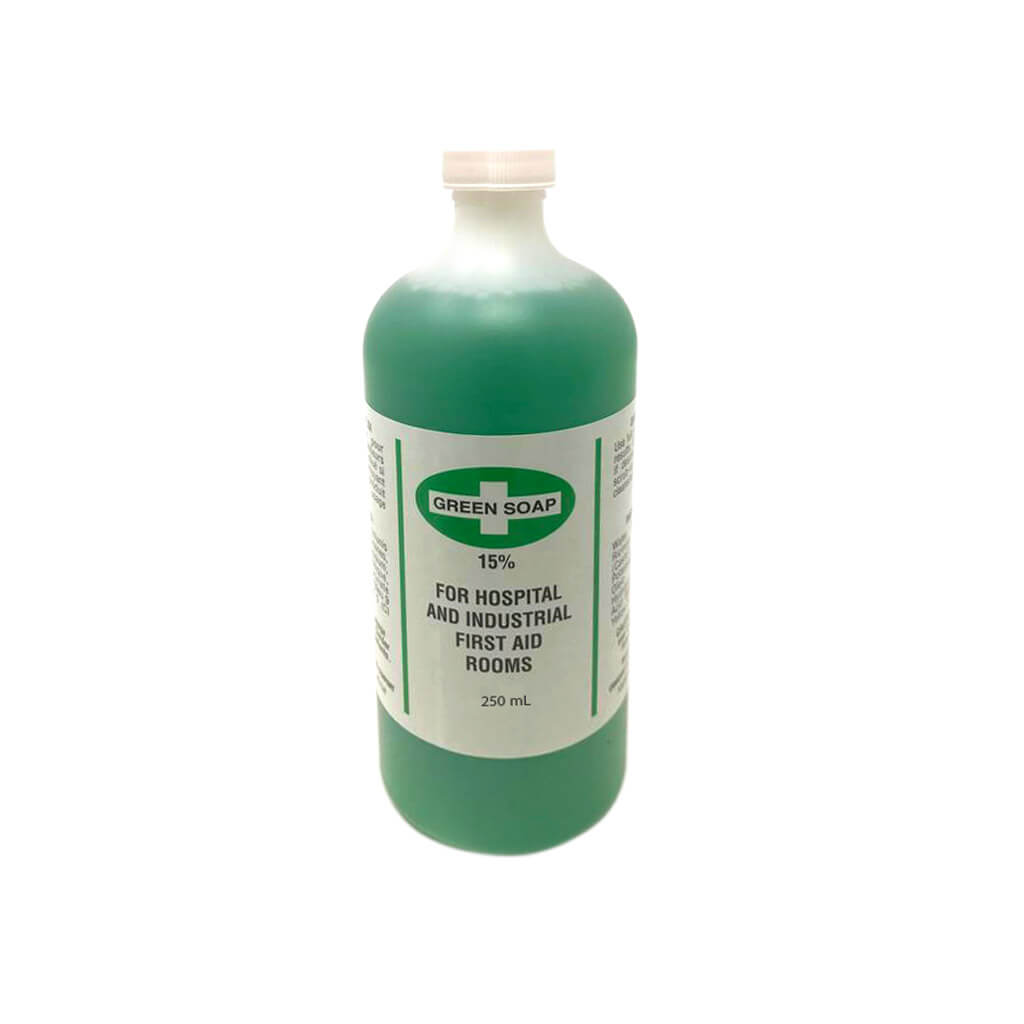 GREEN SOAP 250mL First Aid 15% Anti-Septic Liquid Soap