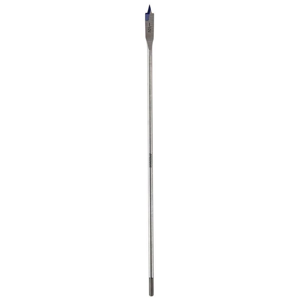 IRWIN 88708 Speedbor 1/2 in. x 16 in. Extra-Long Blue Groove Point Spade Bit