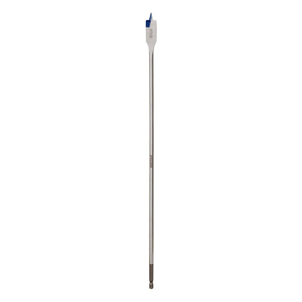 IRWIN 88710 Speedbor 5/8 in. x 16 in. Extra-Long Blue Groove Point Spade Bit