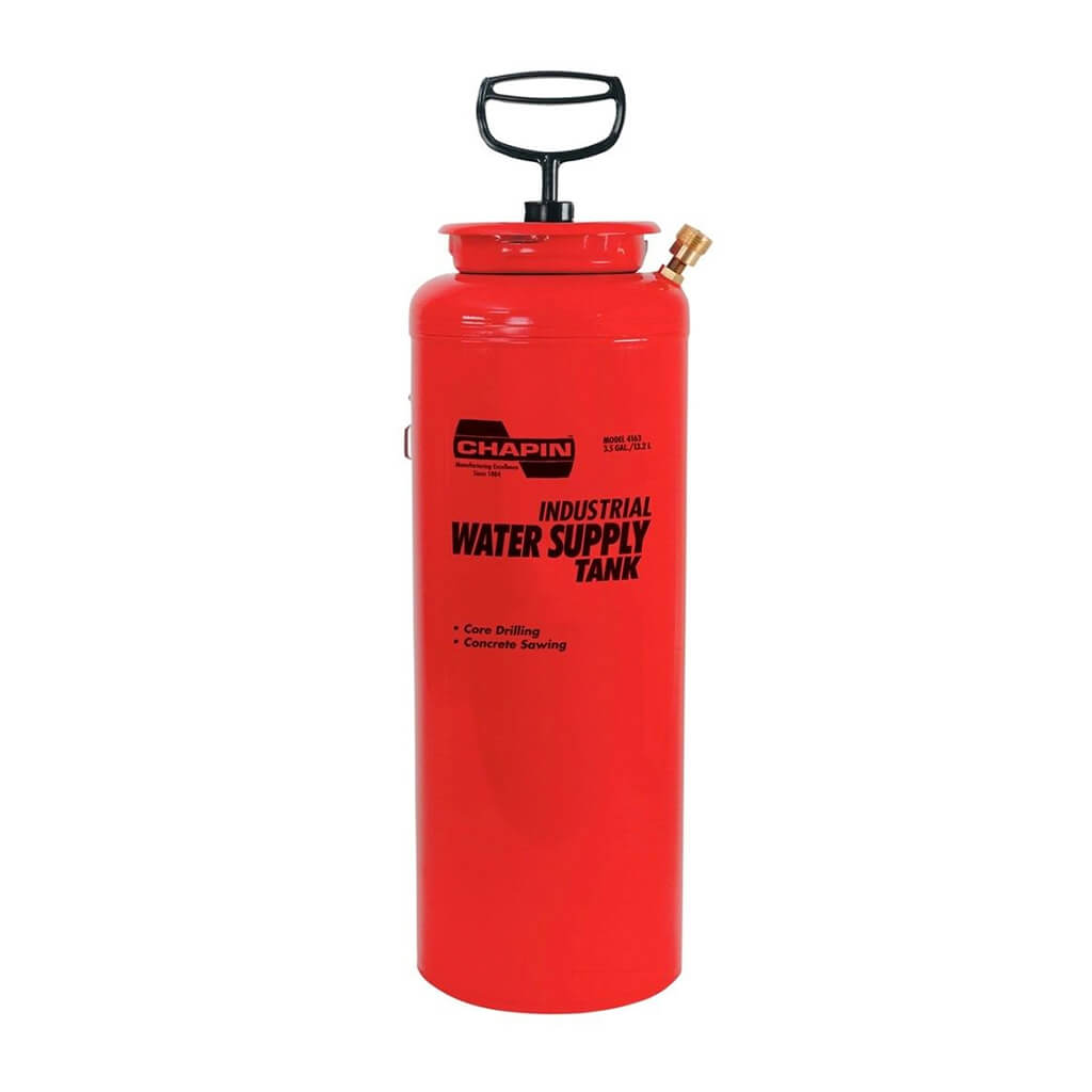 Chapin 4163 3.5-Gallon Red Tri-Poxy Water Supply Metal Tank Sprayer (Tank-Only)