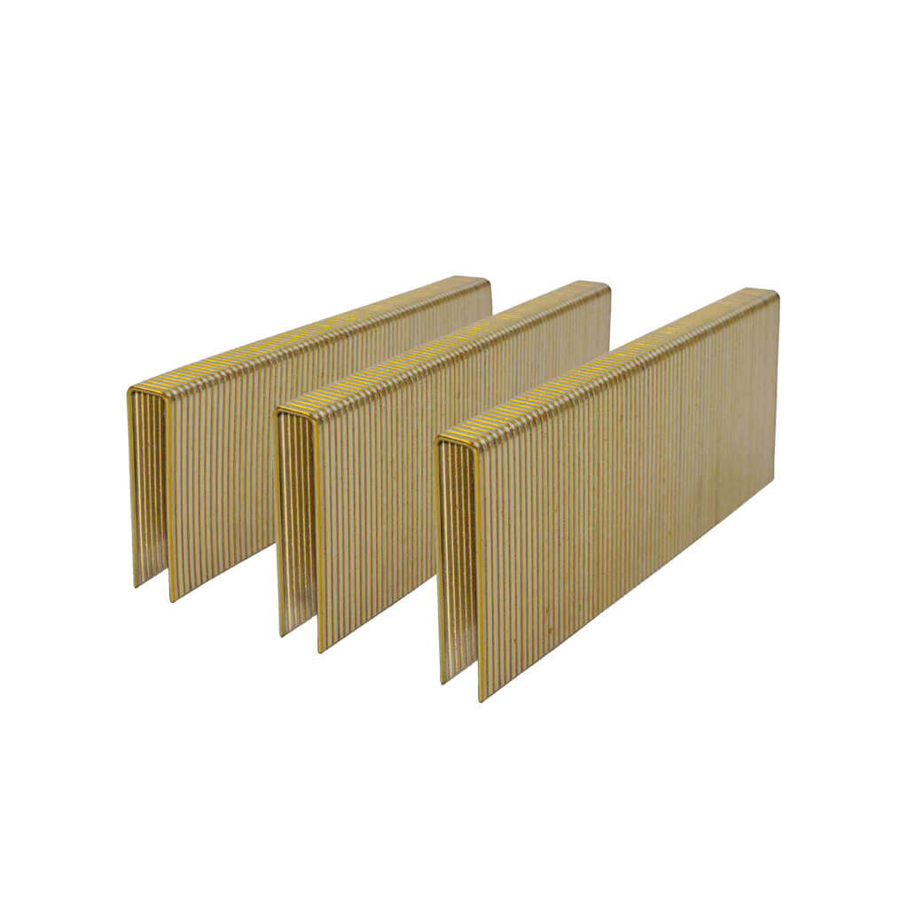 DuraDrive 2 in. x 7/16 in. Crown N21 Series Yellow Varnish Galvanized Staples (10,000-Pack)