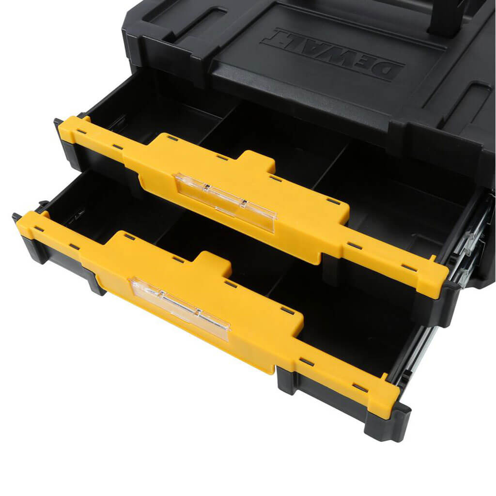 DEWALT DWST17804 TSTAK IV 16.5 lb. Load Shallow Double Drawer Unit