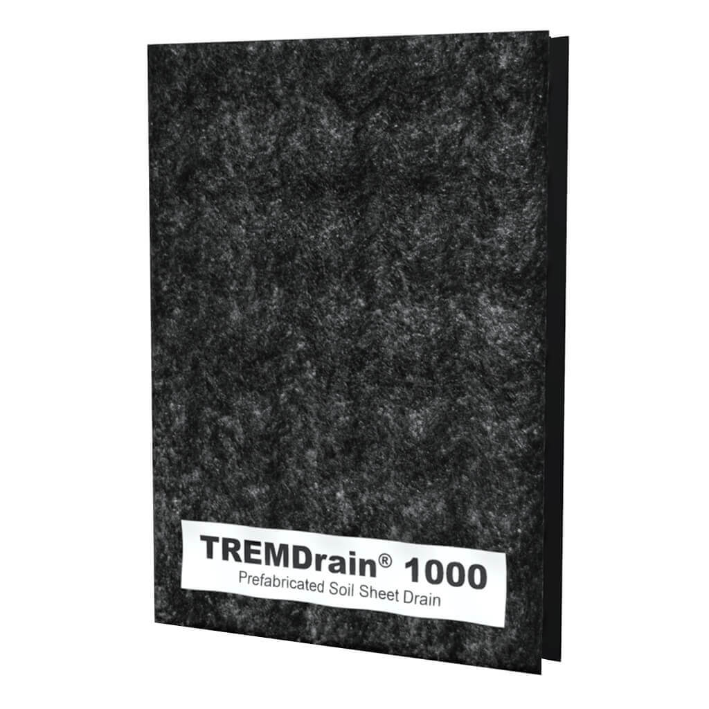 Tremco 4 ft. x 50 ft. TREMDrain 1000 Multi-Composite Drainage and Protection Board