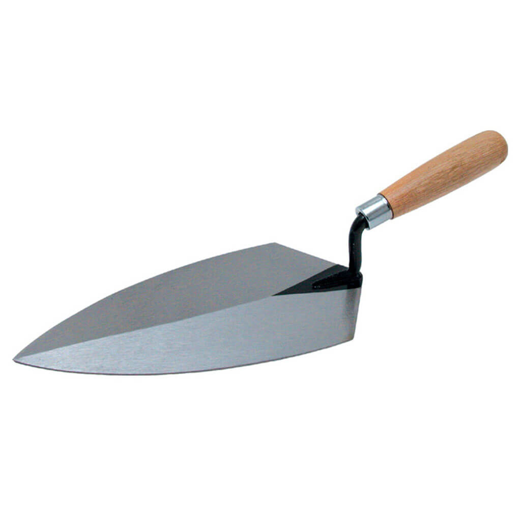 MARSHALLTOWN 16196 10 in. x 5 in. Philadelphia Style Nupride Brick Trowel