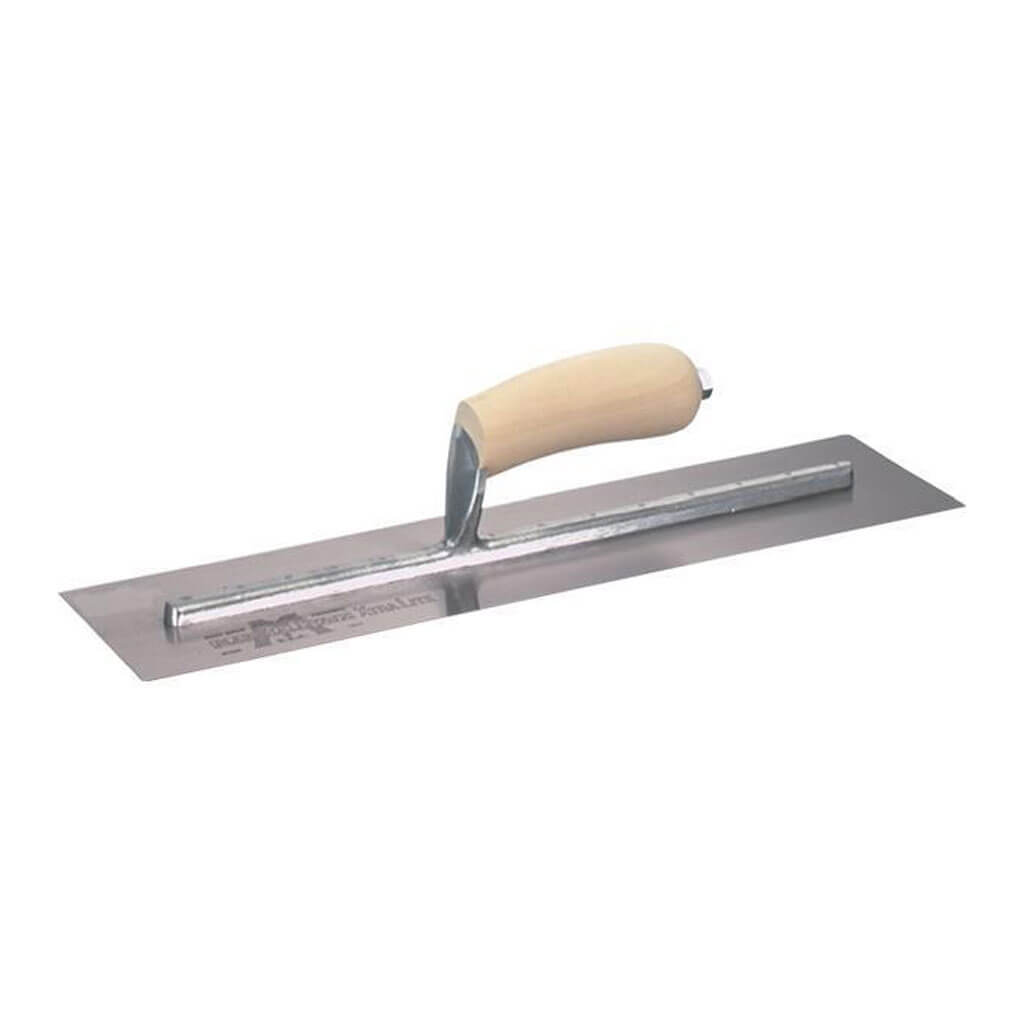 MARSHALLTOWN 13228 14 in. x 4 in. Curved Finishing Trowel