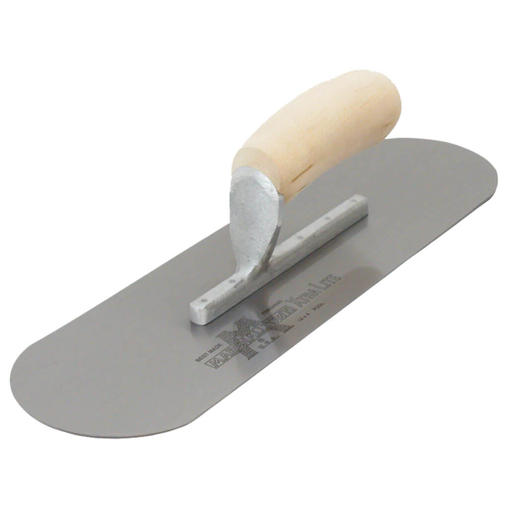 MARSHALLTOWN 13120 20 in. X 5 in. Curved Pool Trowel