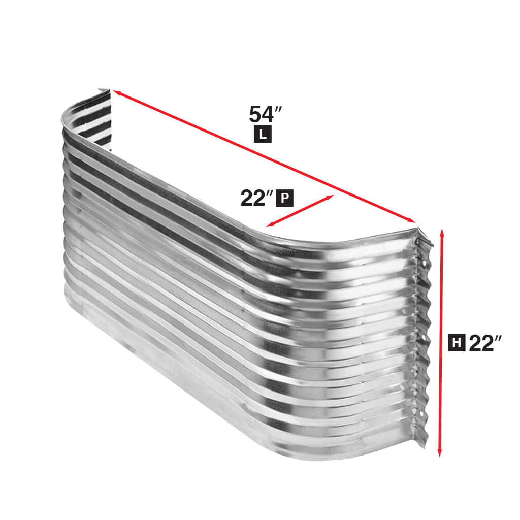  CONQUEST STEEL 54 in. x 22 in. x 22 in. Corrugated Window Well