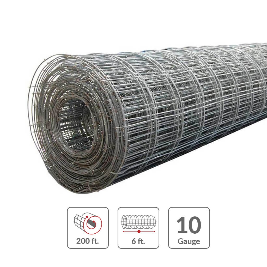 6 ft. x 200 ft. 10-Gauge Wire Mesh Roll