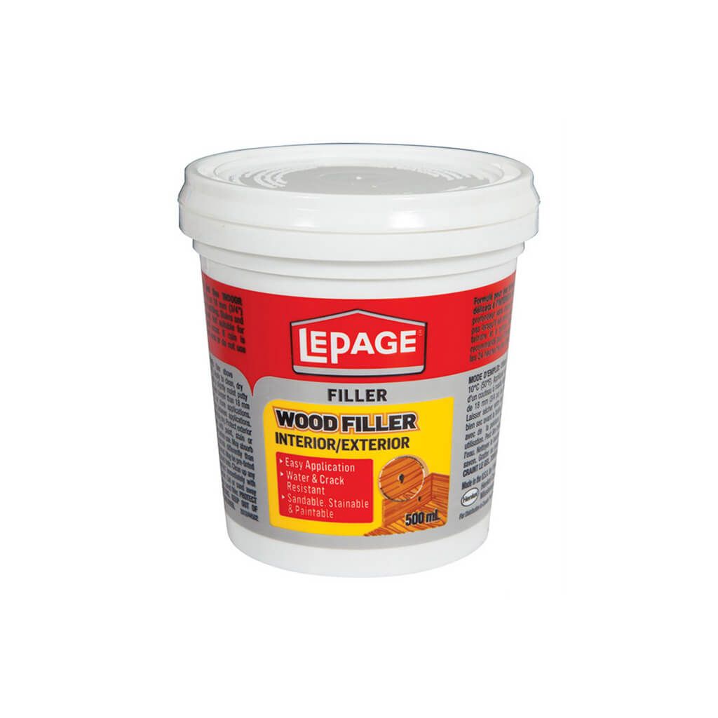 LEPAGE 462073 500mL Interior/Exterior Wood Filler