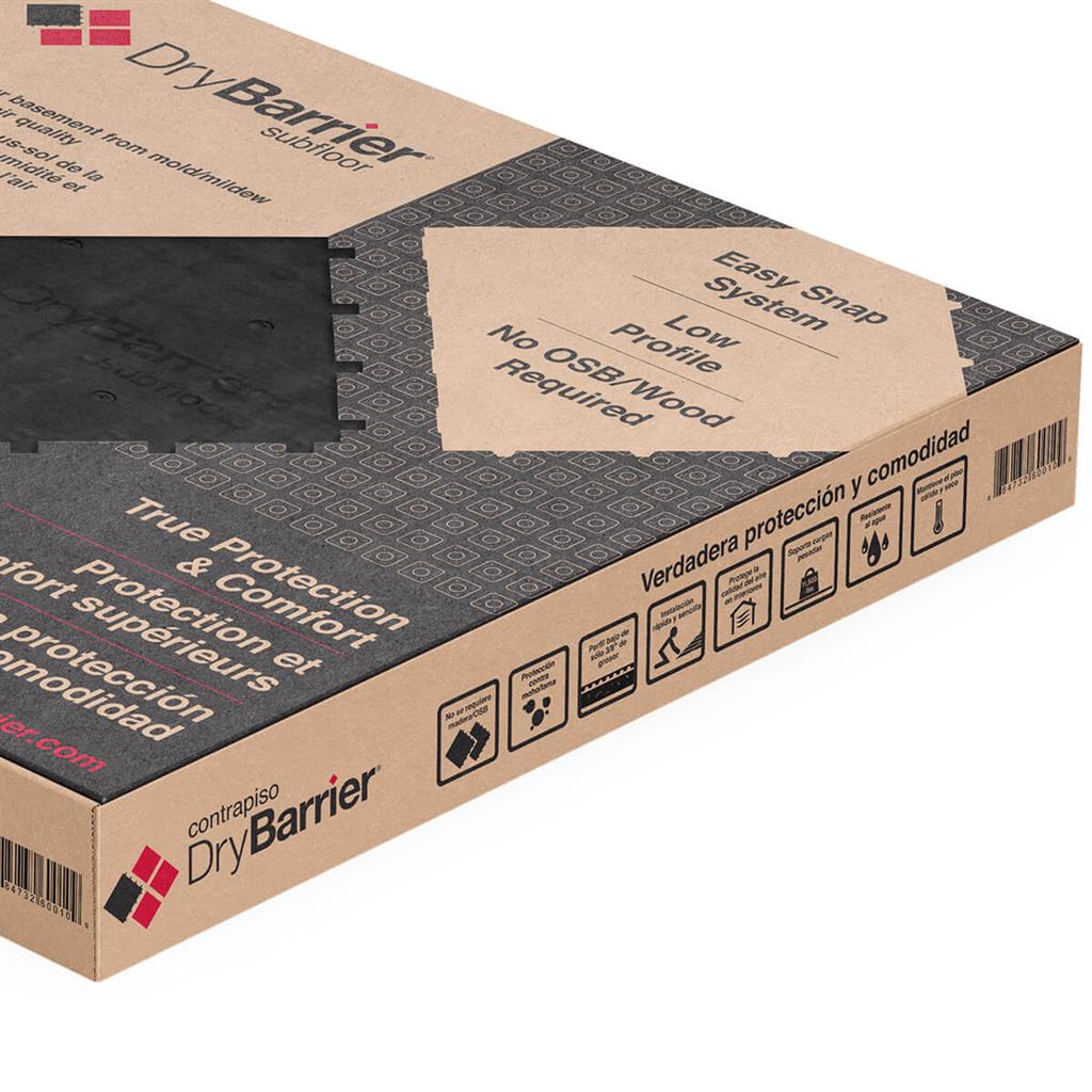 DryBarrier 2 ft. x 2 ft. x 3/8 in. Low Profile Subfloor Panel (8-Pack)