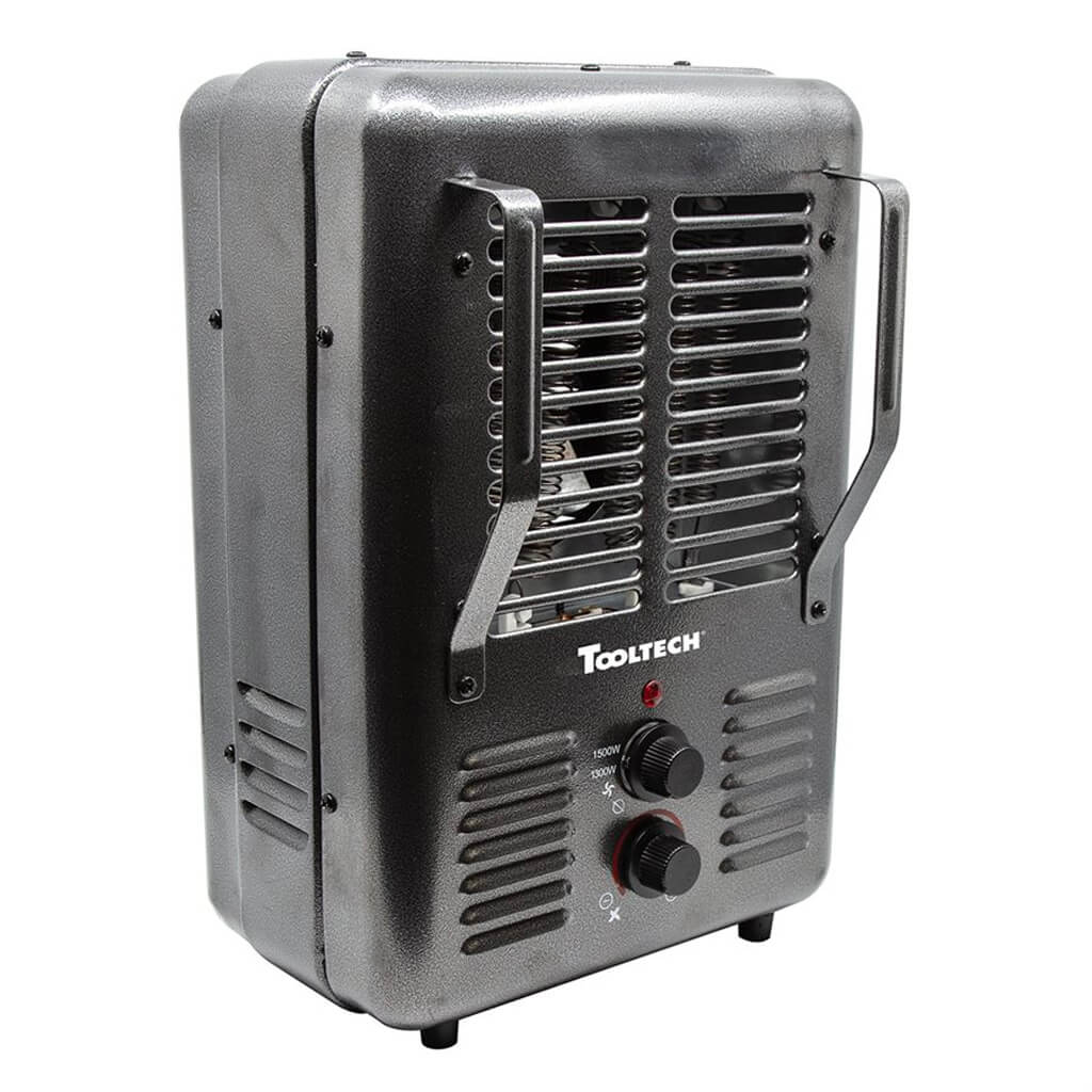 TOOLTECH 100067 1,500 Watt Electric Heater with Overheat Protection